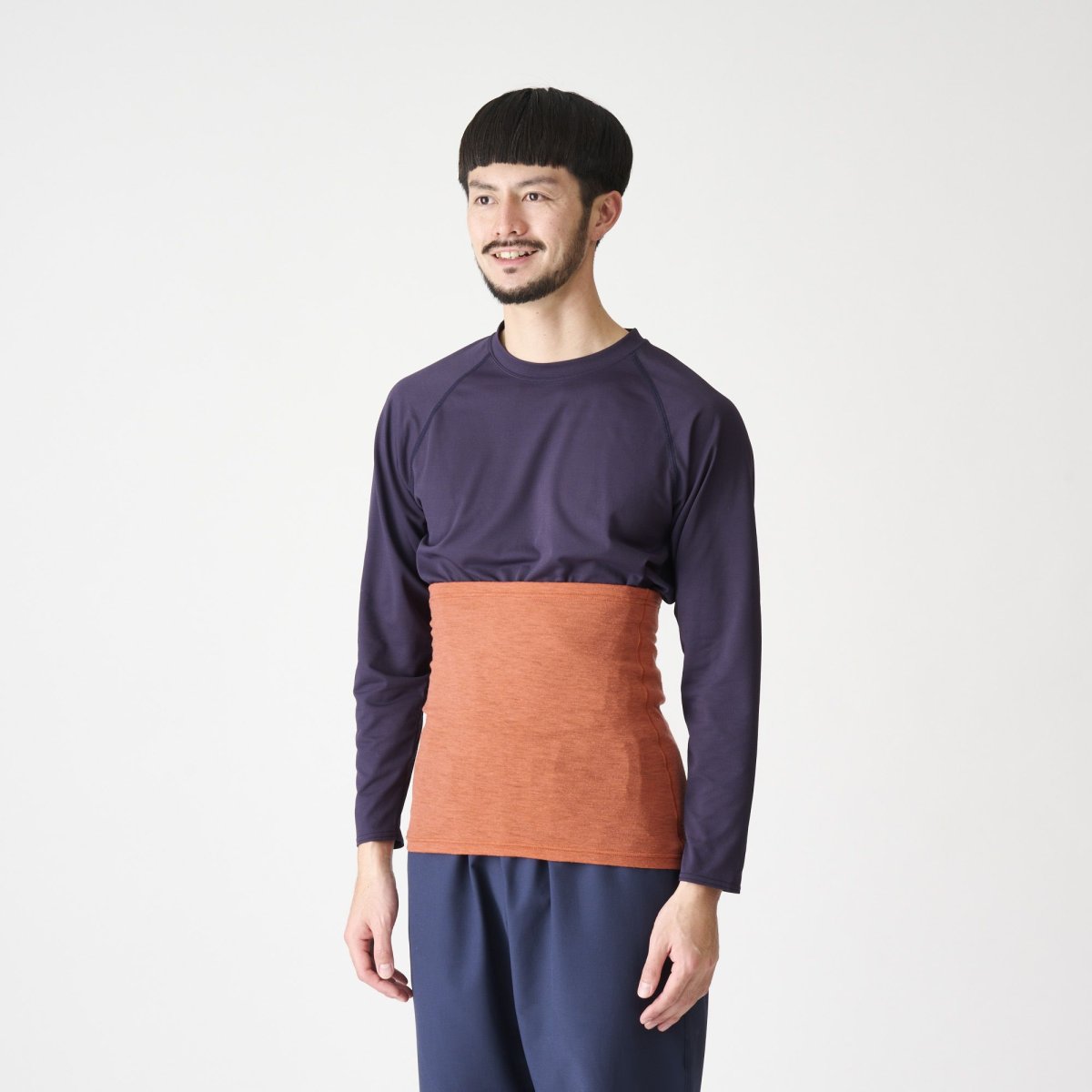 画像2: AXESQUIN アクシーズクイン Merino Wool Haramaki (013132) (2)