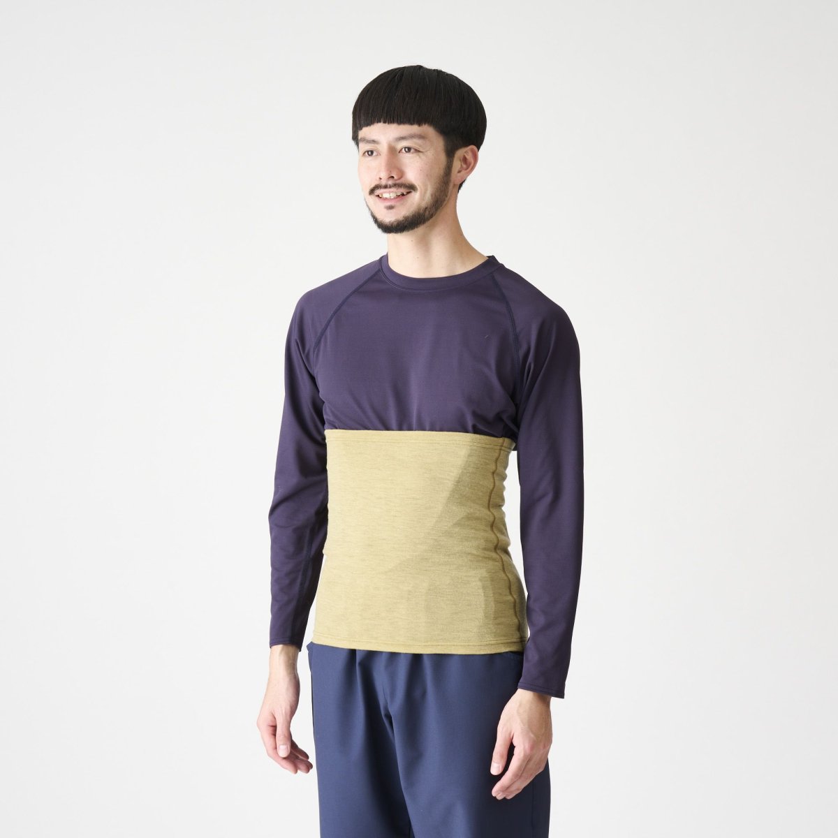 画像4: AXESQUIN アクシーズクイン Merino Wool Haramaki (013132) (4)