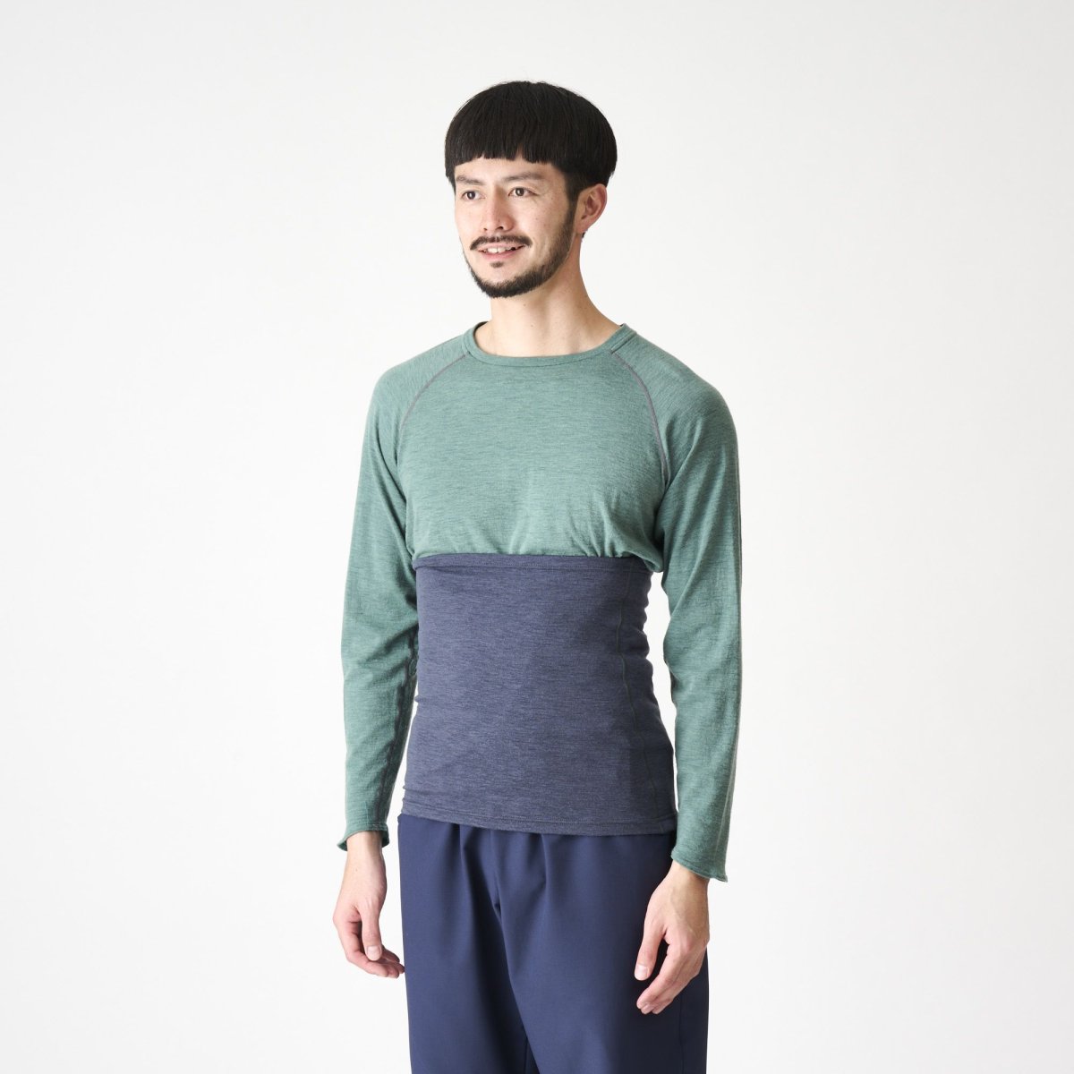 画像7: AXESQUIN アクシーズクイン Merino Wool Haramaki (013132) (7)