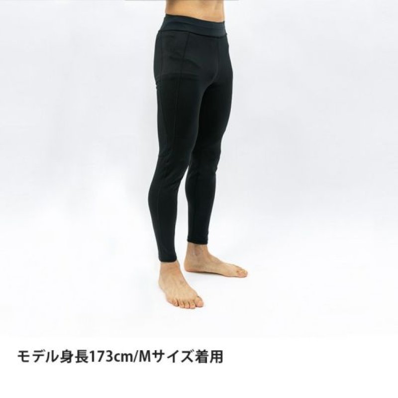 ファイントラック　フラッドラッシュレックガードタイツメンズM ブラック finetrack ファイントラック フラッドラッシュタイツ メンズ