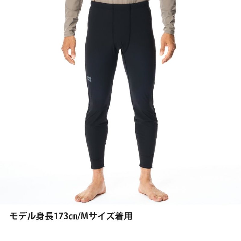 ファイントラック フラッドラッシュタイツ MEN'S M BLACK フラッド