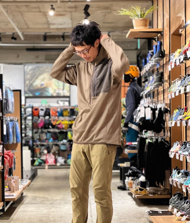 STATIC スタティック ADRIFT HALF ZIP HOODY アドリフト ハーフジップ 