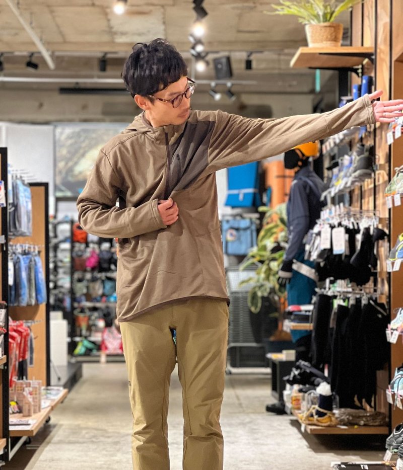 STATIC スタティック ADRIFT HALF ZIP HOODY アドリフト ハーフジップ