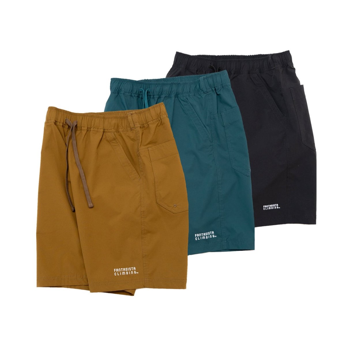 画像1: FANTASISTA CLIMBING ファンタジスタクライミング Powered Half Pants パワードハーフパンツ (1)