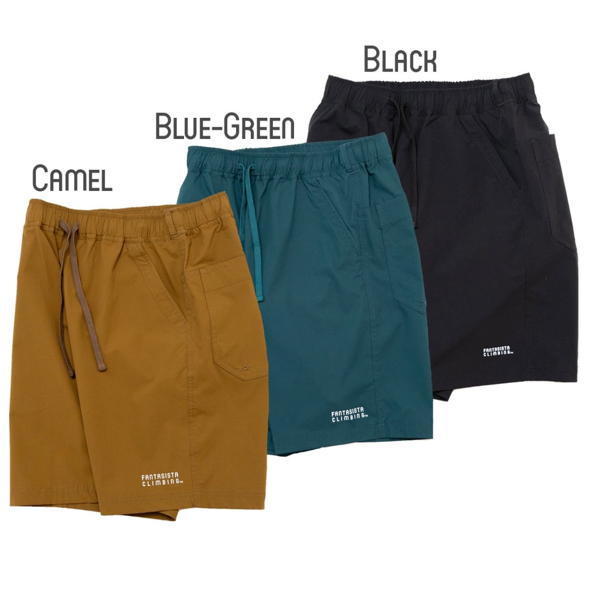 画像2: FANTASISTA CLIMBING ファンタジスタクライミング Powered Half Pants パワードハーフパンツ (2)