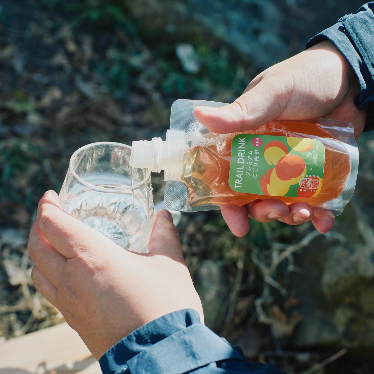 画像2: TRAIL DRINK プレミアムにごり梅酢（30倍希釈用） マウンテングルメラボ (2)