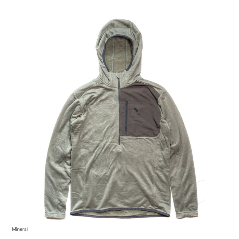 STATIC スタティック ADRIFT HALF ZIP HOODY アドリフト ハーフジップ