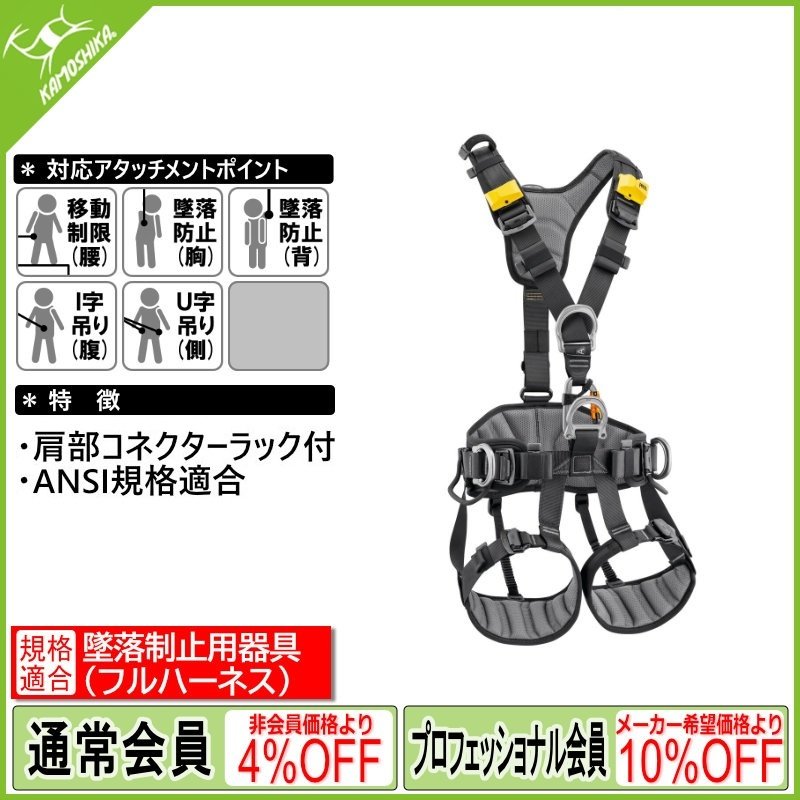 PETZL ペツル アバオ 国際Ver. C071CB【旧アバオ ボッド】