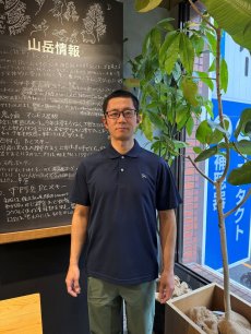 身長170cm インディゴ Lサイズ着用
