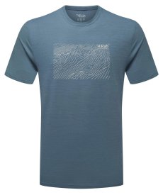 画像1: Rab ラブ Syncrino Ridge Tee シンクリノ リッジ ティー メンズ (1)