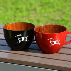 画像1: 【数量限定生産】カモシカオリジナル 木のマグカップ (1)