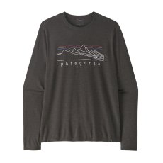 画像1: Patagonia パタゴニア メンズ・ロングスリーブ・キャプリーン・クール・トレイル・シャツ（ストラタピークス） (23711) (1)