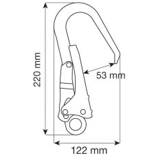 画像2: CAMP カンプ HOOK 53mm フック 53mm (5201700) [取り寄せ対応品] (2)