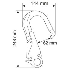 画像2: CAMP カンプ HOOK PLUS 62mm フック プラス 62mm (5214800) [取り寄せ対応品] (2)