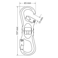 画像3: CAMP カンプ ENIGMA 3LOCK DOUBLE エニグマ 3ロック ダブル (5349800) [取り寄せ対応品] (3)