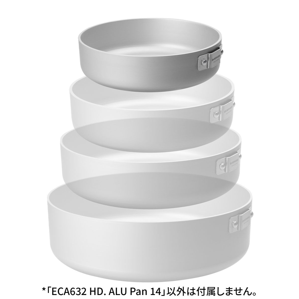 画像8: EVERNEW エバニュー HD. ALU Pan 14 (EBY632) (8)