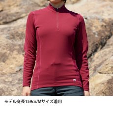 画像3: finetrack ファイントラック メリノスピンサーモジップネック ウィメンズ (FUW0622)【返品不可商品】 (3)