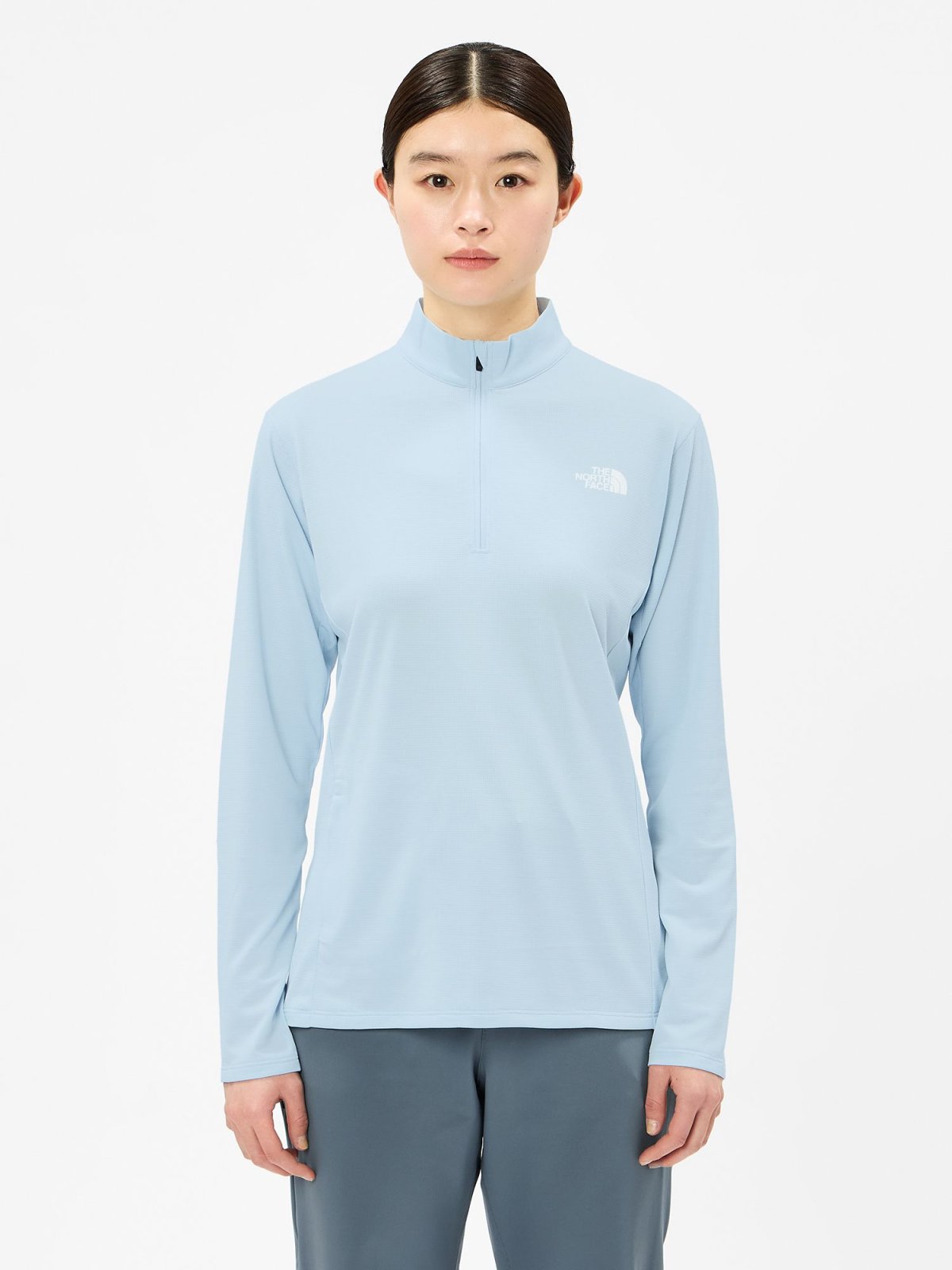 画像4: The North Face ノース・フェイス ロングスリーブフラッシュドライ3Dジップアップ ウィメンズ (NTW62505) (4)
