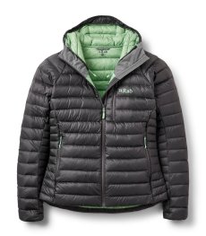 画像1: Rab ラブ Microlight Alpine Hoody Wmns マイクロライト アルパイン フーディー ウィメンズ (QDB-93) (1)