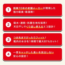 画像3: 山仁薬品 カラッとヒーロー 靴用消臭・吸湿スティック 2本入 (3)