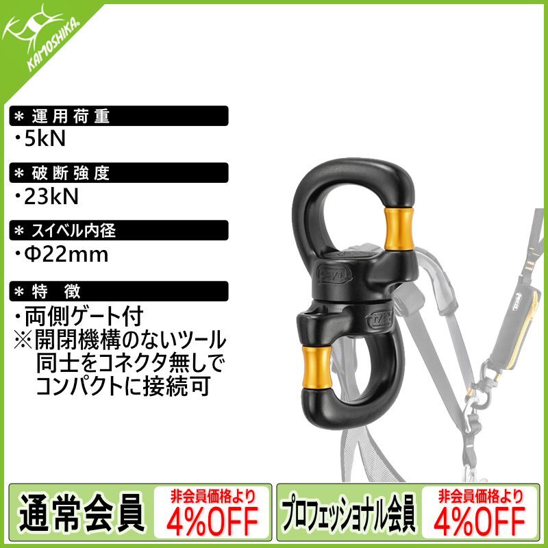 PETZL SWIVEL OPEN ペツル スイベル オープン (P58SO)