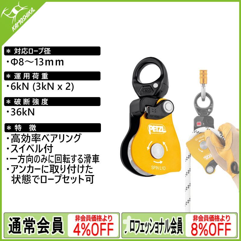PETZL SPIN ペツル スピン L1D (P001AA00)