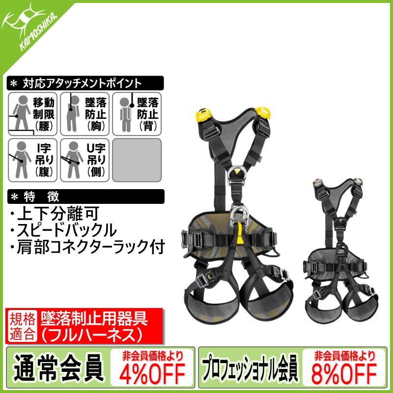 PETZL AVAO BOD ペツル アバオ ボッド ファスト 欧州Ver. C071BA