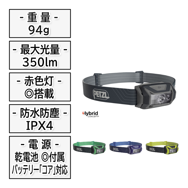 PETZL ペツル ティカ (E061AA)